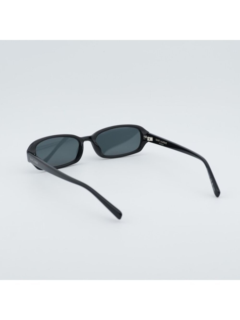 Saint Laurent SL872 ERIN 001 Sunglasses Black Rectangle Frame, Black Lenses - Picture 10 of 11